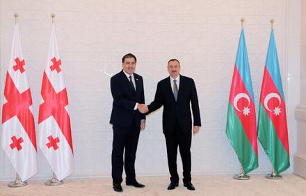 Президент Саакашвили в Баку