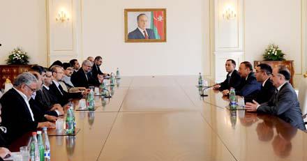 Али Лариджани встретился с президентом и спикером ММ Азербайджана