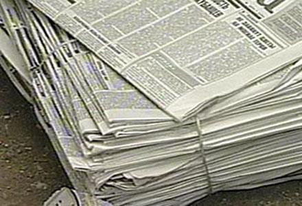 Эстонские газеты вышли с пустыми полосами